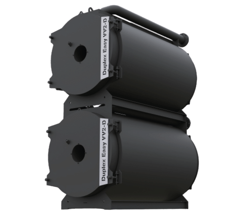 Сдвоенный горизонтальный котел Duplex Easy VV2-D